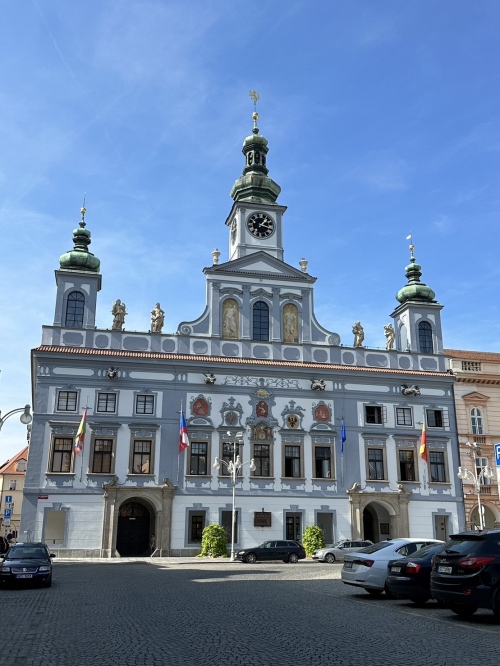布達優維札（百威小鎮）市政廳-捷克境內最具德國特色的古城